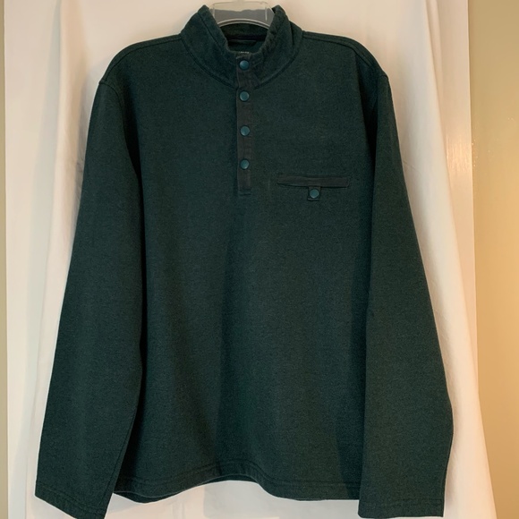 UNTUCKit men's 'Parkson Snap Fleece Pullover' - Picture 1 of 7